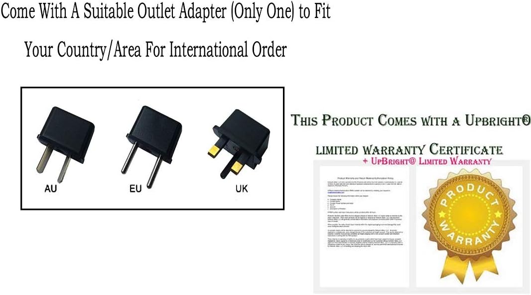 UPBRIGHT 26V 0.8A YLS0241A-T260080 A10 A11 3 S3 S5 21.6V DSC550-260070W DC26V Original AC/DC Adapter for Tineco Dash