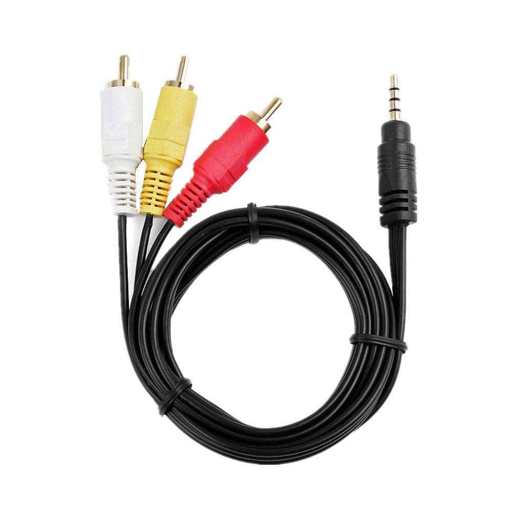 MaxLLTo 5ft K2KC4CB00002 Long AV Audio Video RCA TV Cable Cord Lead Wire for Panasonic Camcorder