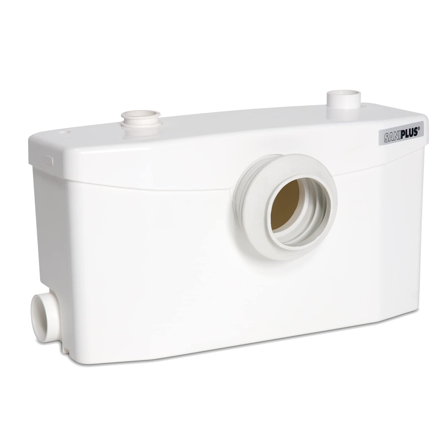 SFA SANIFLO - Saniplus - Macerating Pump - Full-Bathroom Applications - Dual Purpose - Hardened Stainless Steel - 4 Years Warranty - Certified CSA (IPC, NSPC), IAPMO (UPC) - Made In France