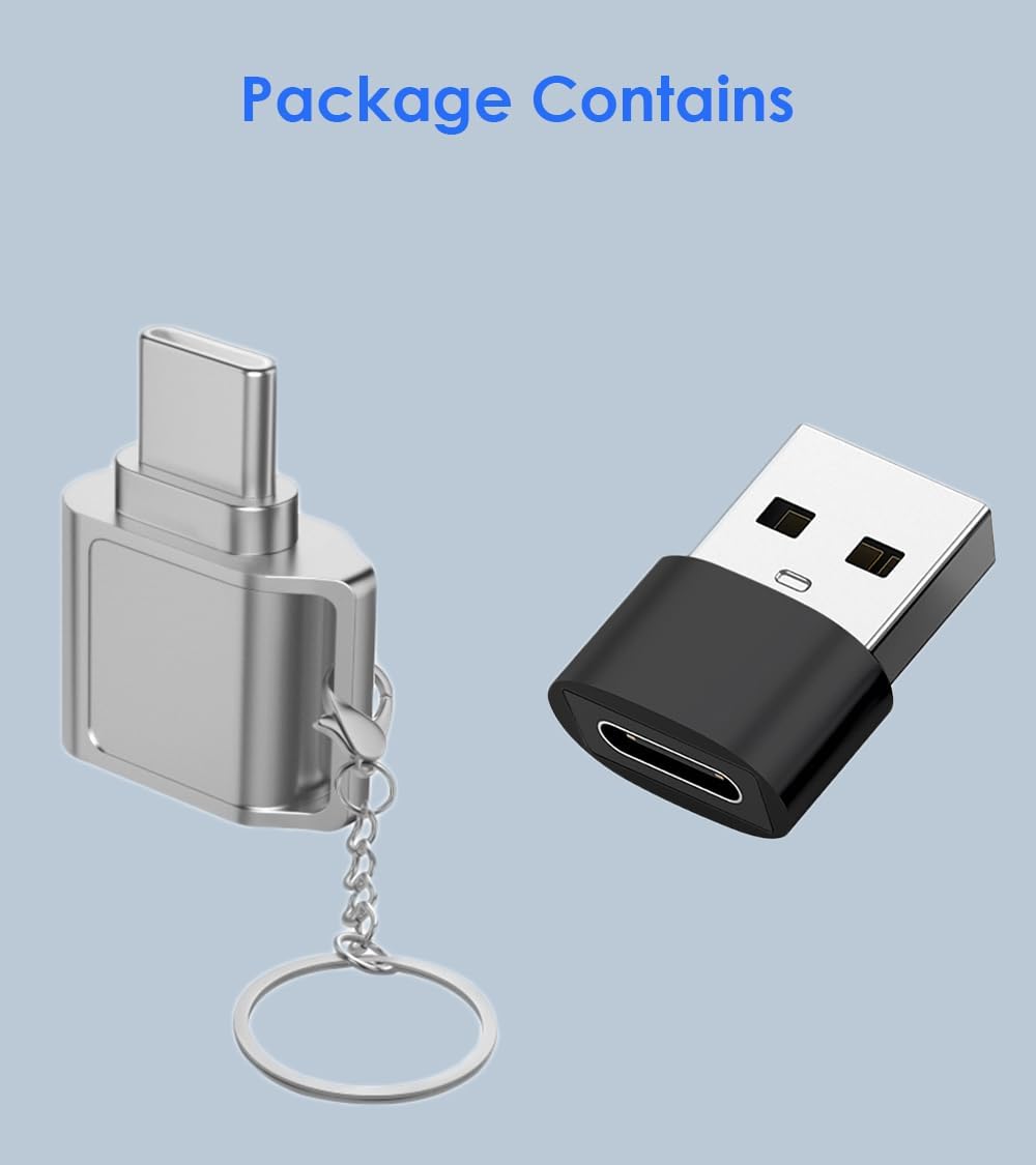 Mepsies 17/16/15, Micro SD Card Reader, USB C SD Card Reader, Type C TF Memory Card Reader with USB C to USB Adapter