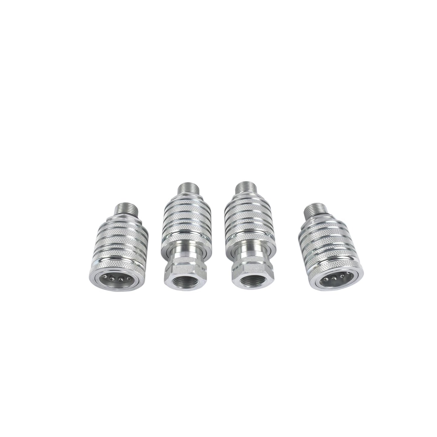 Lamerto Manual Hydraulic Multiplier SCV Splitter Diverter Valve - for Double/Single-Acting Cylinders, 3000 PSI, 20 GPM Flow, 45° Quick Switch, Leak-Proof 3/4-16 ORB (-08) Thread with Coupler Fitting