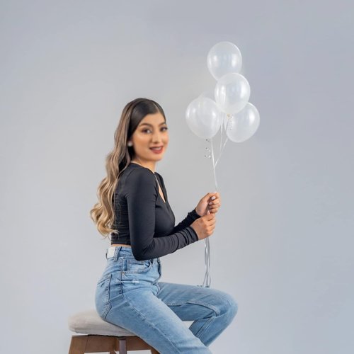 KAWKALSH Clear 5-Inch Balloons - 200 Mini Latex Balloons for Party, Birthday & Baby Shower Decor
