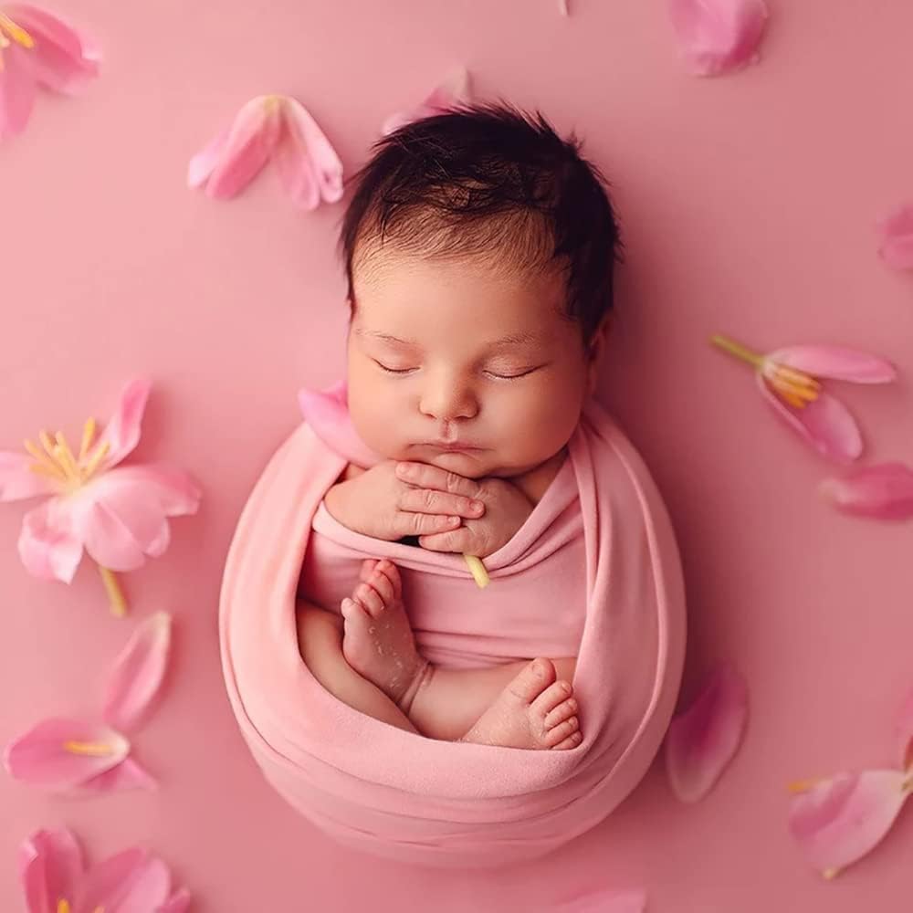 ForBaysy Newborn Photography Props Swaddle Newborn Wraps for Baby Boys Girls Infant Baby Photo Props Shoot Stretch