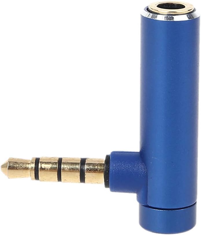 ZSYTF 90 4 3.5mm MP3 Metal Degree L Poles Male To Female AUX Headphone Adapter Connector For Mobile Phone Tablet Player