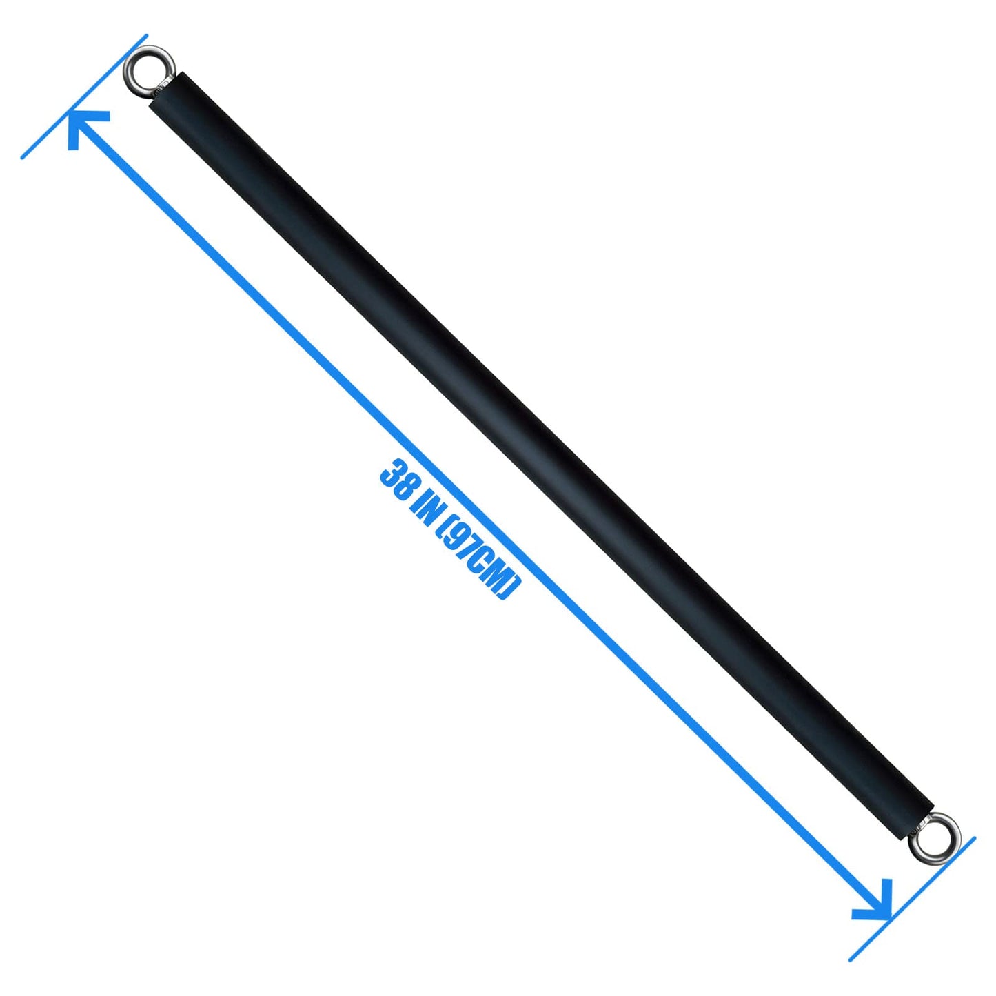 Lat Pull Down Bar Cable Attachments for Gym, Lat Pulldown Attachments, Straight Bar, Resistance Band Bar for WeightLifting Workout (Long bar 2)