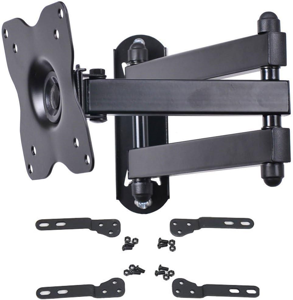 VideoSecu 15" 27" 30" 32" 35" 37" 39" 40" 200x200 ML14B WS2 TV Wall Mount Monitor Bracket with Full Motion Articulating