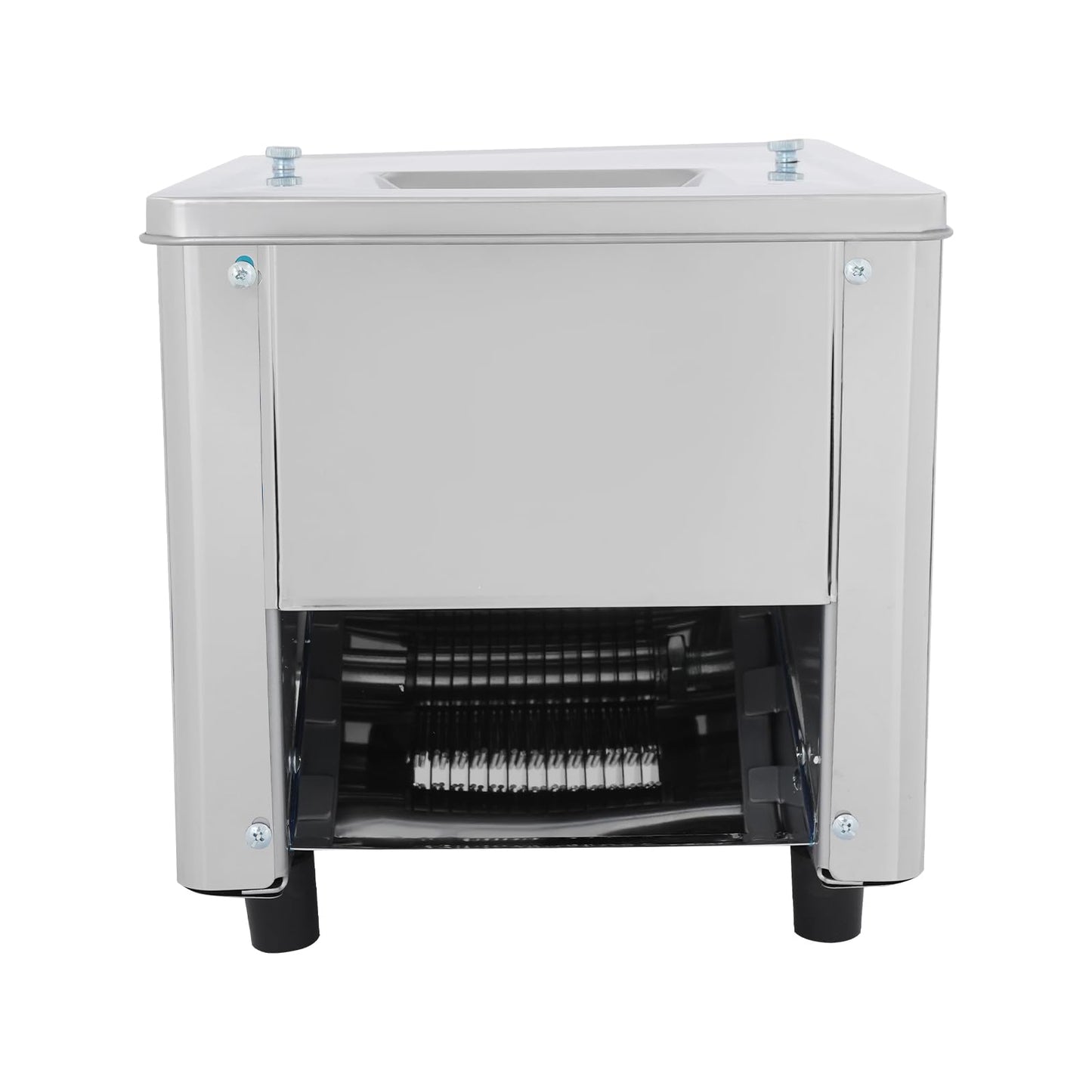 Commercial Meat Cutting Machine for Restaurant 850W 7mm Blade Automatic Electric Meat Cutter Stainless Steel Slicing Shredding Machine, 330lb/h for Cutting Boneless Pork Beef Chicken Fish