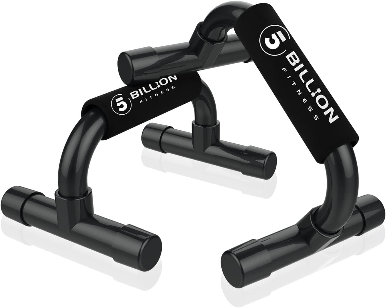 5BILLION FITNESS Push Up Bars for Home Workout, Non-Slip Pushup Handles for Strength Training, Wrist Protection Calisthenics Equipment, Portable Push Up Stands, Support Up to 330 lbs
