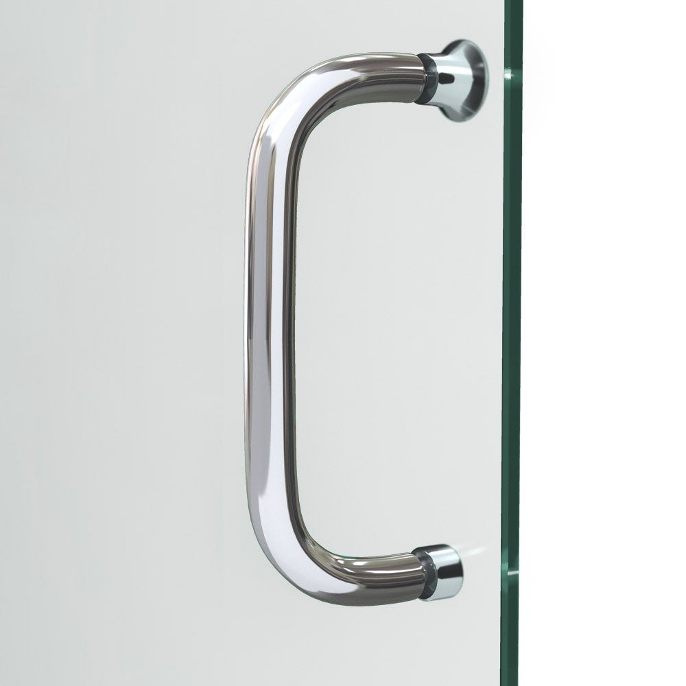 DreamLine Infinity-Z Semi-Frameless Sliding Shower Door | For openings from 44" up to 48" | Clear Glass in Chrome | SHDR-0948720-01