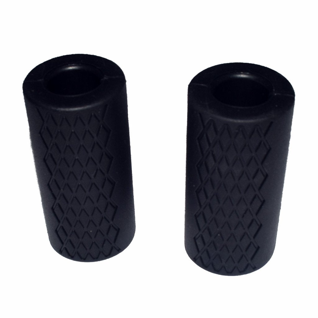 yuhqc Weight Bar Grips Fit Standard Barbell, Dumbell Handles, Thick Bar Training Adapter for Weightlifting & Cable Attachments Fitness Training Rope Grips for Body Arm Forearm Builder Strength (Black)