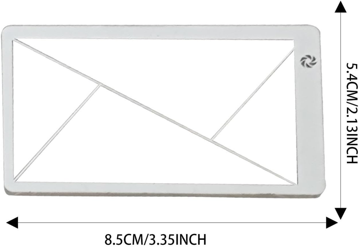 Generic 8.5x5.4x0.2cm Viewfinder ABS Compact | Camcorder Viewfinder | Positioning Ruler | Photography Framing Tool |