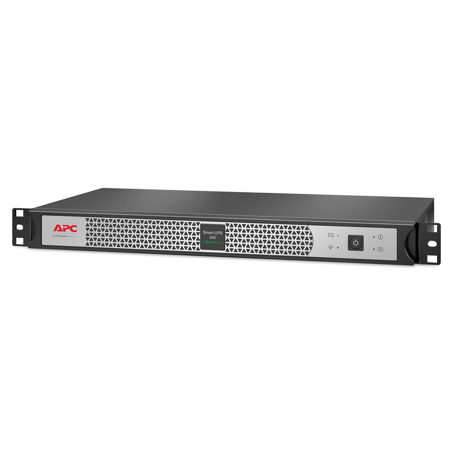 APC Smart-UPS, Lithium-ion UPS, Rackmount 1U, 120V, 4X NEMA 5-15R Outlets, SmartConnect Port, Short Depth SCL500RM1UC, Black