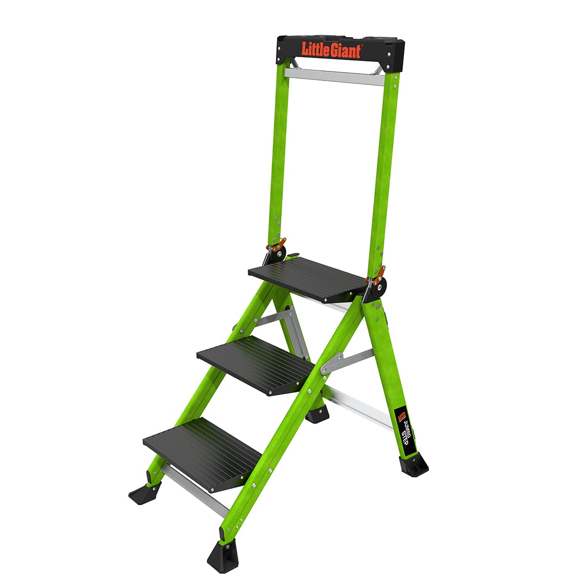 Little Giant Ladders Jumbo 3-Step FG, Hi-viz Green, 11933