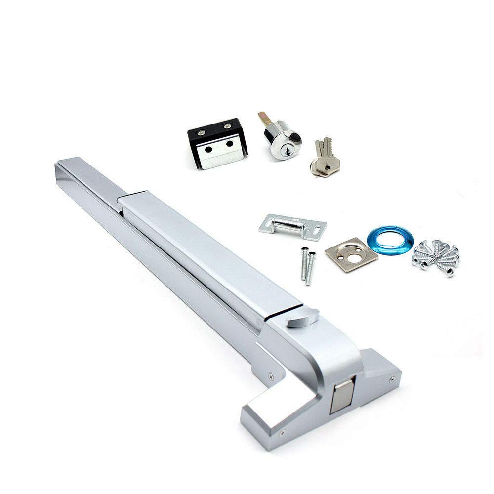 Commercial Door Push Bar Panic Exit Lock Device Heavy Duty Stainless Steel Emergency Exit Bar Hardware Latches