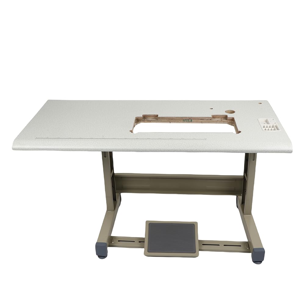 Fbshicung Industrial Sewing Machine Table Top with Foot Petals Compatible with Juki DDL-8000 5550, 8500, 8700 Direct-Drive Flat Machine