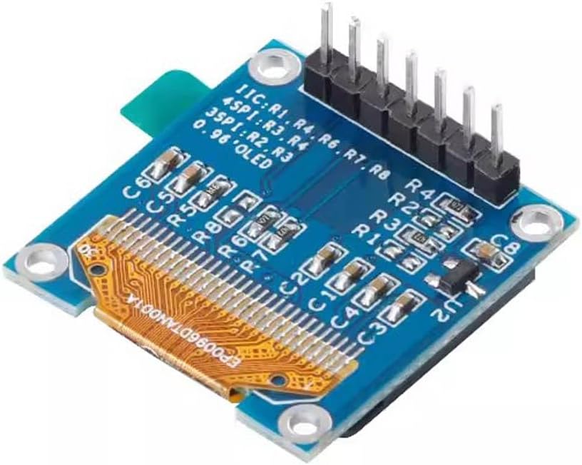 RAKSTORE 0.96 Inch 0.96" 128X64 I2C 12864 (7Pin) OLED Screen Display Module IIC Serial Display Module