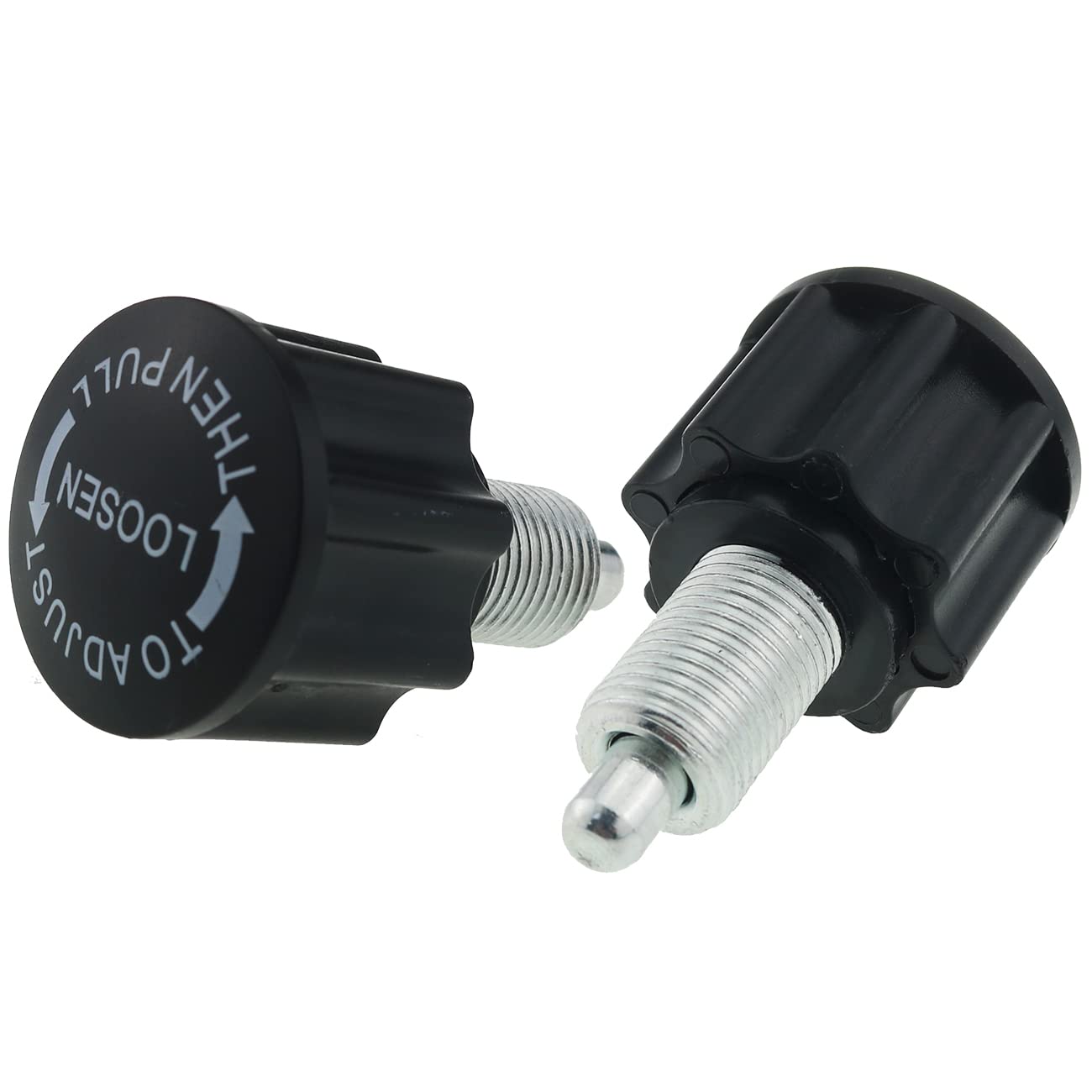 FMHXG M16 Pull Pin Knob, Black, Steel & ABS, M16 x 1.5, 65mm