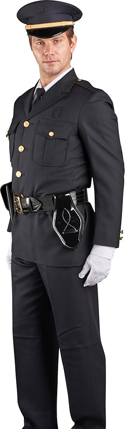 Ceremonial Sword Carrier Sheath - USMC Marine Corps NCO Sword Holder - Hi Gloss Leather