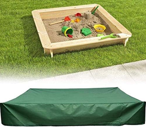 M MAIUS Sandbox Cover - Square Protective Canopy with Drawstring, Keeps Sand and Toys Away from Dust and Rain