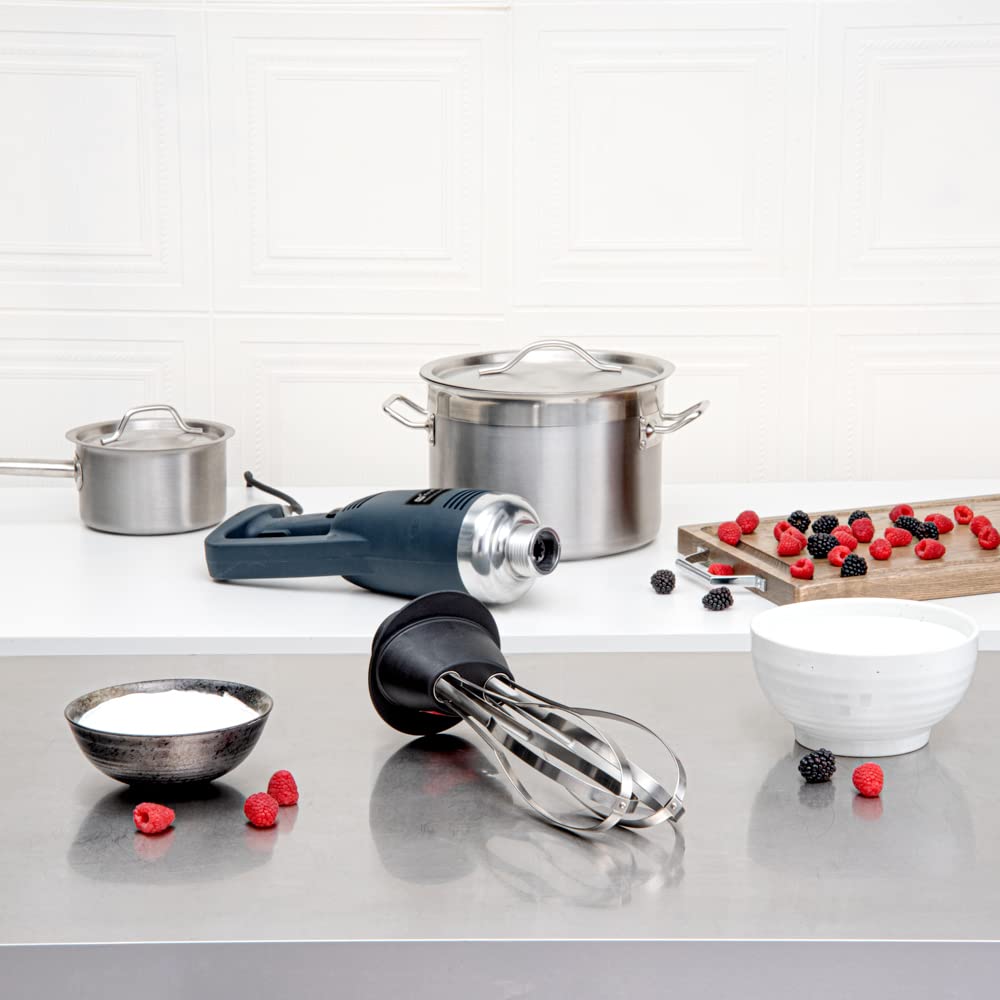 Restaurantware-ATTACHMENT ONLY: Hi Tek 10 Inch Immersion Blender Whisk, 1 Dishwashable Blending Whisk - Blender Sold Separately, Durable, Stainless Steel Whisks Blenders Attachment