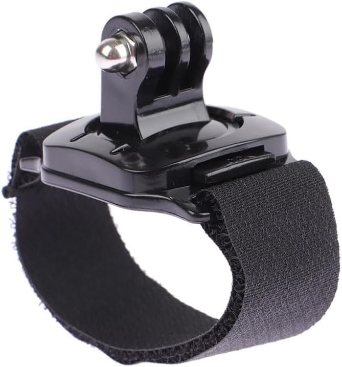 Reflex Camera 360 Rotating Adjustable Wrist Strap Mount Compatible with Go Pro, DJI Action Cameras, Wristband