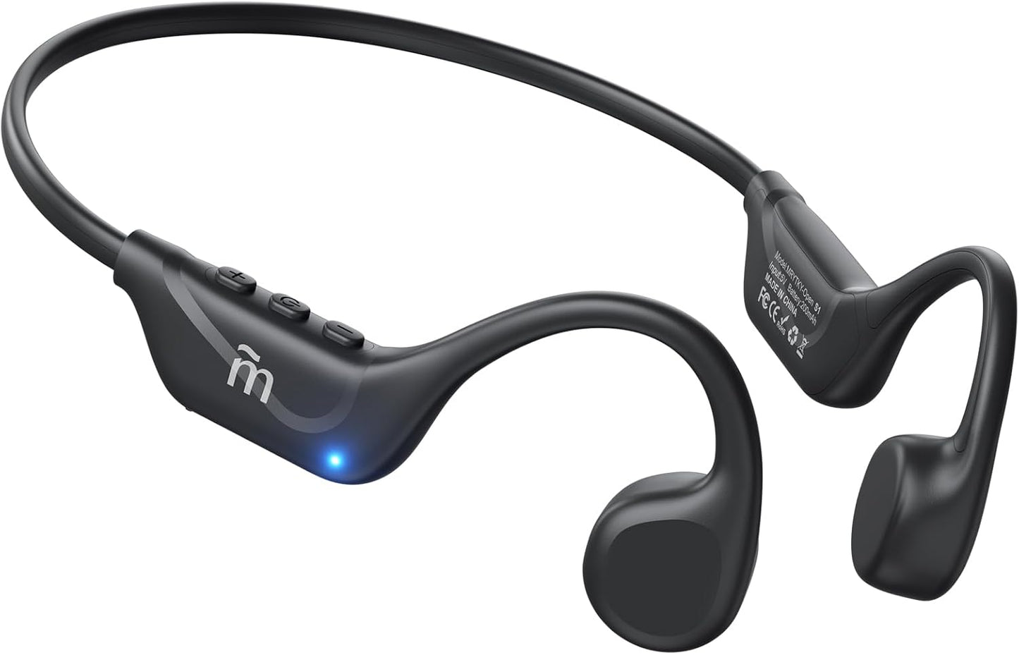 MRYTKY Bluetooth5.4 10H Bone Conduction Headphones,Open Ear Headphones with Mic,Wireless Headphones Playtime