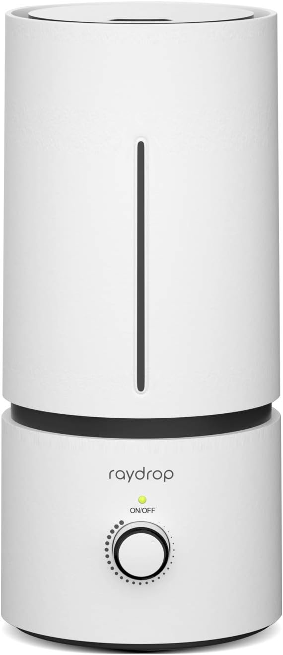 Raydrop Cool Mist Humidifier - Quiet Ultrasonic Design for Home & Babies | 1.70L Capacity, Auto Shut Off