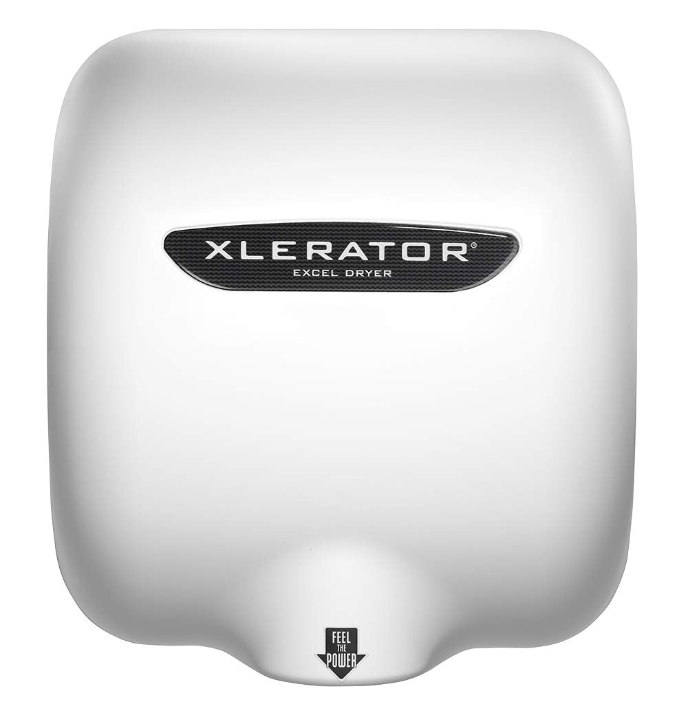 Xlerator XL - BW - High-Efficiency - Hand Dryer - BMC (Bulk Molded Compound) High-Speed Automatic Surface-Mounted 110-120 - Volt - White.