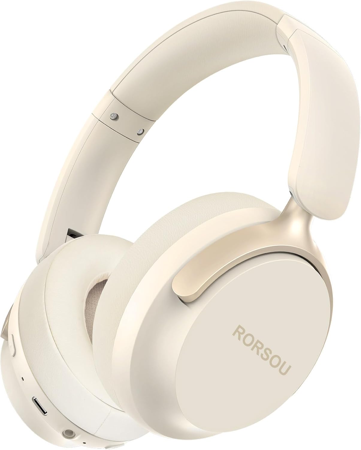 B8 6 50H Headset RORSOU Bluetooth Headphones Over Ear, EQ Music Modes and Playtime Deep Bass Wireless Headphones