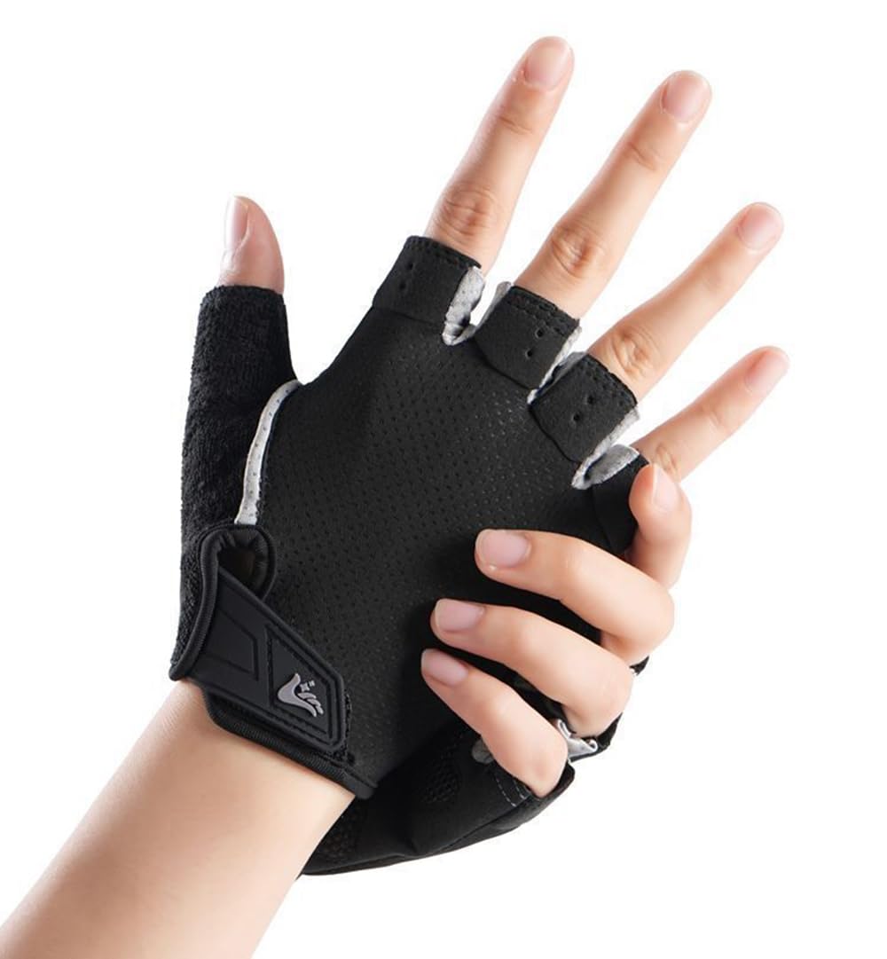Eohak Workout Gloves for Men and Women Full Palm Protection Gym Gloves for Weight Lifting, Cycling, Gym, Training, Breathable and Snug fit