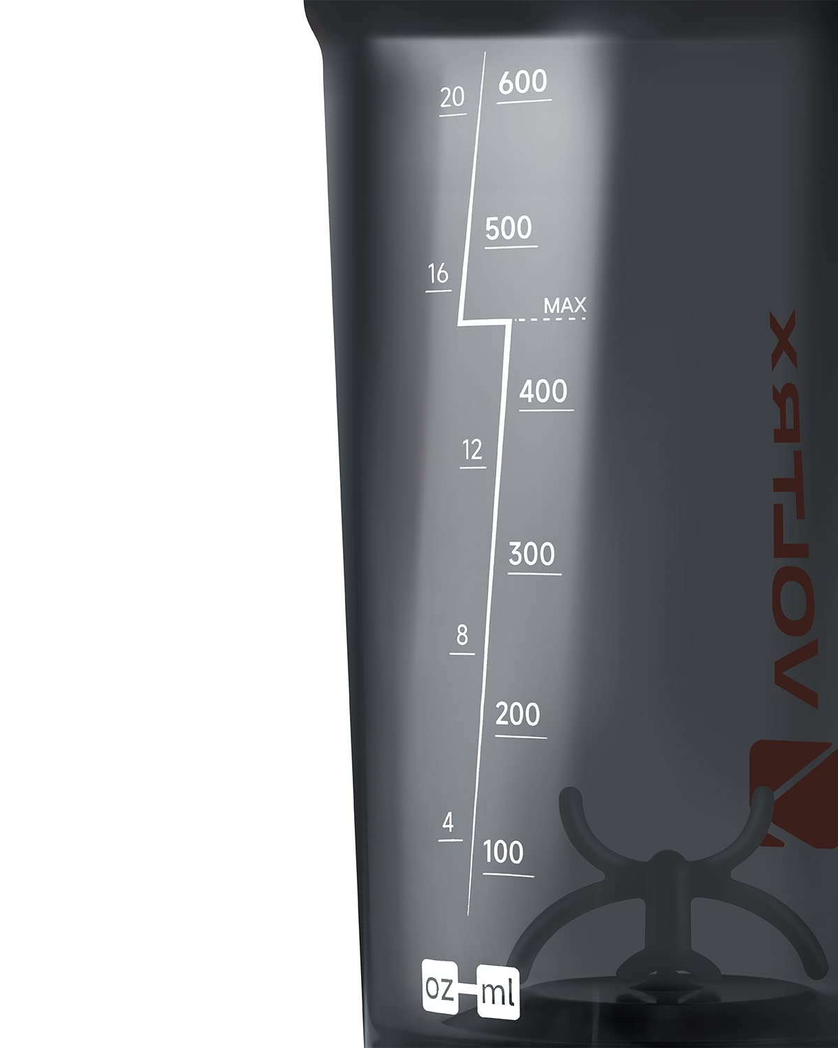 VOLTRX Electric Protein Shaker Bottle - USB Rechargeable Mixer Cup for Shakes and Meal Replacements, BPA-Free Tritan, 20oz