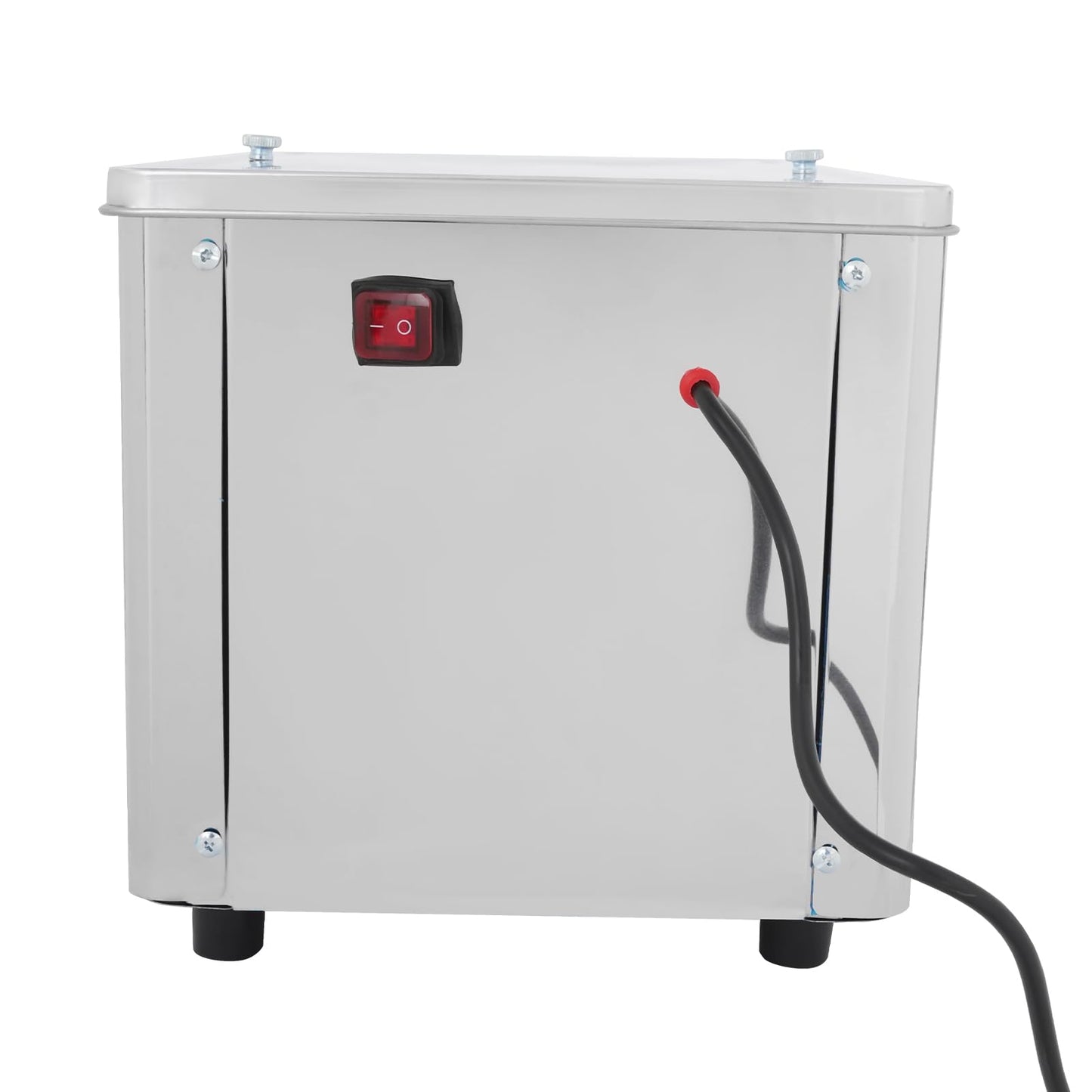 Commercial Meat Cutting Machine for Restaurant 850W 7mm Blade Automatic Electric Meat Cutter Stainless Steel Slicing Shredding Machine, 330lb/h for Cutting Boneless Pork Beef Chicken Fish