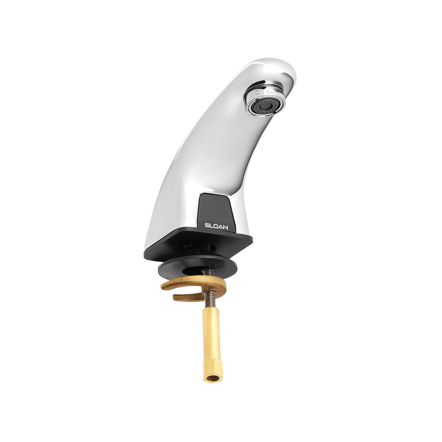 Sloan Optima EBF-615 Sensor Activated Touch-Free Faucet, Commercial Grade with Quick Connect Fittings - 0.5GPM Battery-Powered & Bluetooth Enabled Deck-Mounted Low Body, Polished Chrome, 3315114BT