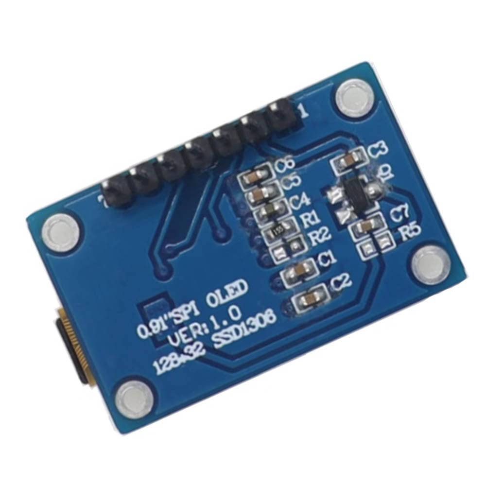 Senzooe 0.91 inch 128x32 7pin OLED display module OLED LCD screen SPI (white)