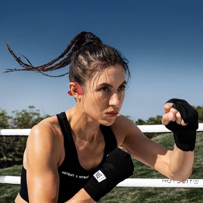 MUXUN 5.4 32GB MP3 IP68 Swimming, Swimming, Bone Conduction Headphones - Bluetooth & Memory Player Waterproof