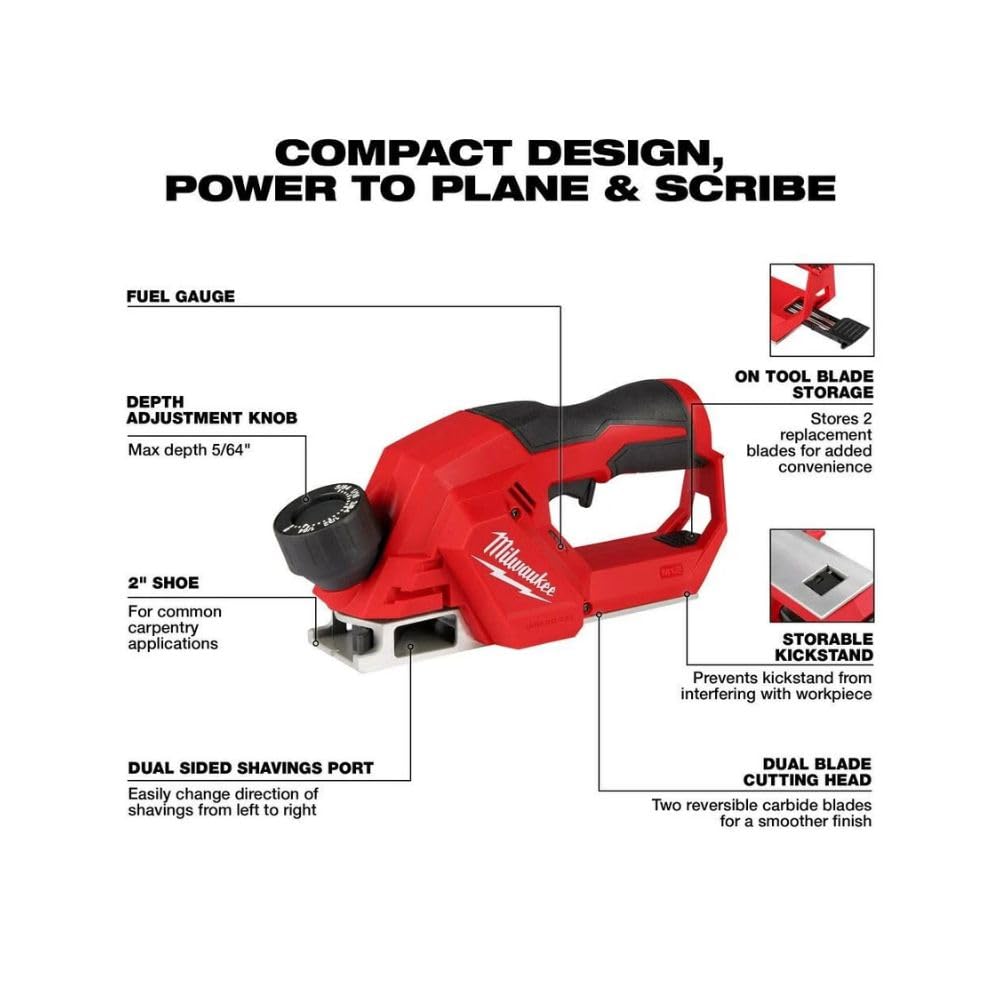 Milwaukee Electric - M12. BRUSHLESS 2 Planer