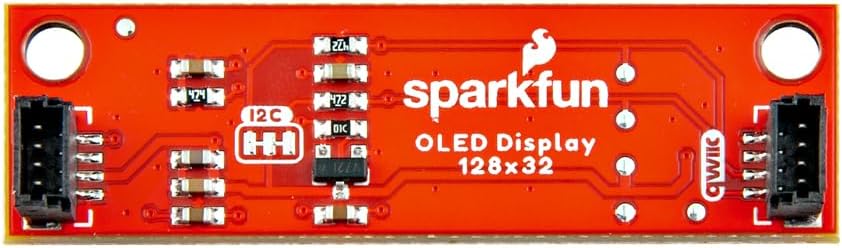(0.91 128x32) SparkFun Qwiic OLED Display in.