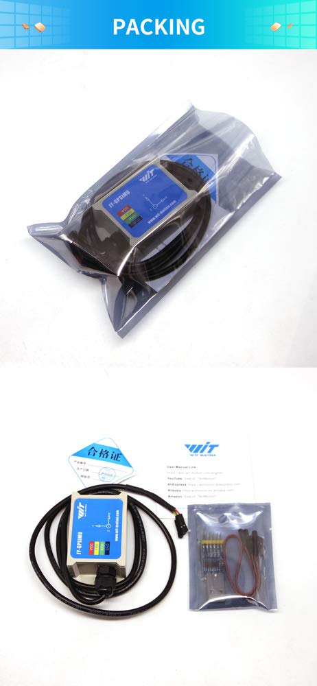 [Industry-Grade Beidou+GPS AHRS IMU] WTGAHRS2 MPU9250 10-axis Accelerometer+Gyroscope+Angle(XY 0.05° Accuracy)+Magnetometer+Air Pressure+Latitude+Longitude+Ground Speed, Navigation System
