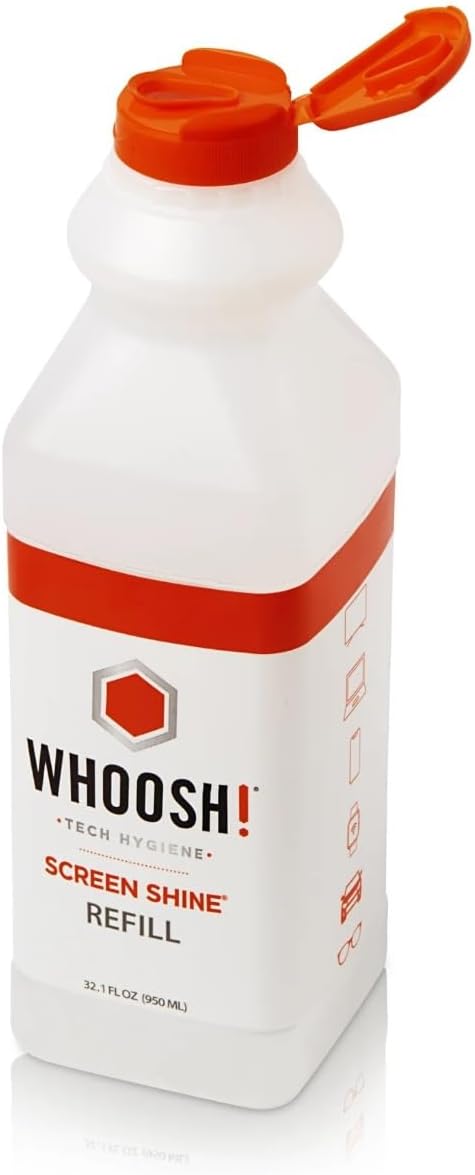 32.1 oz WHOOSH! Electronic Screen Cleaner Refill, fl | Screen Cleaning Liquid Refill designed for Pro Premium Screen