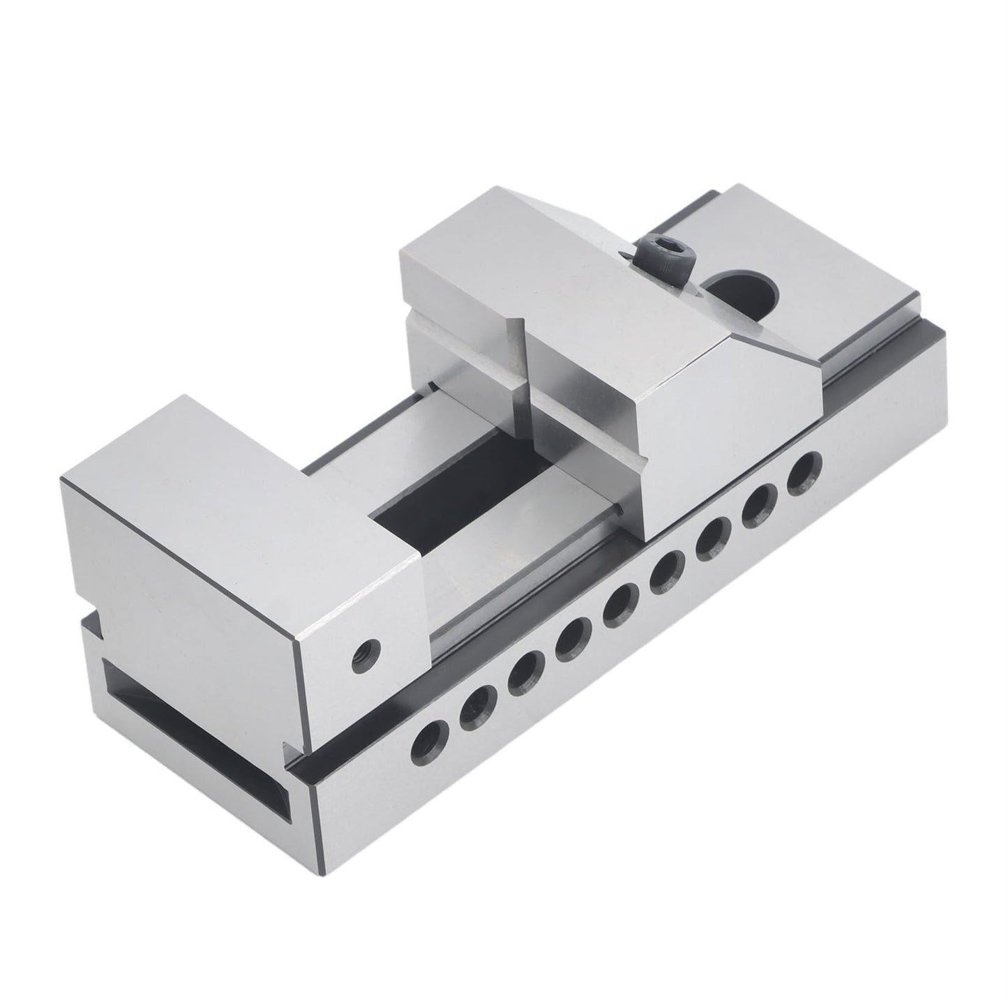 findmall 3 X 7 Inch Tool Makers Accuracy Screwless Vise Accuracy Grinding Screwless Mini Insert Vise Toolmaker Steel for Surface Grinding and Milling