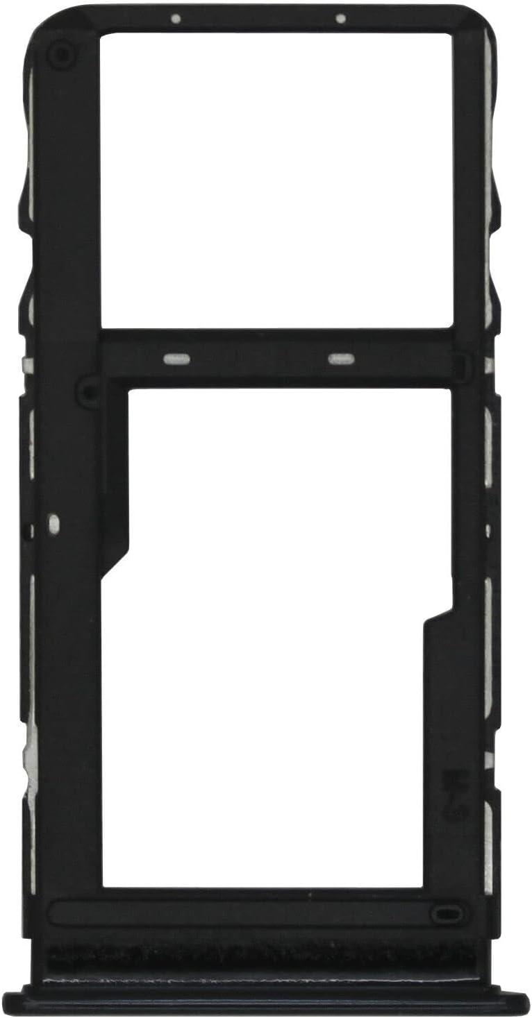 10 5G T790S Sim Card Holder Slot MicroSD Tray Replacement Compatible with TCL UW Verizon (Black)