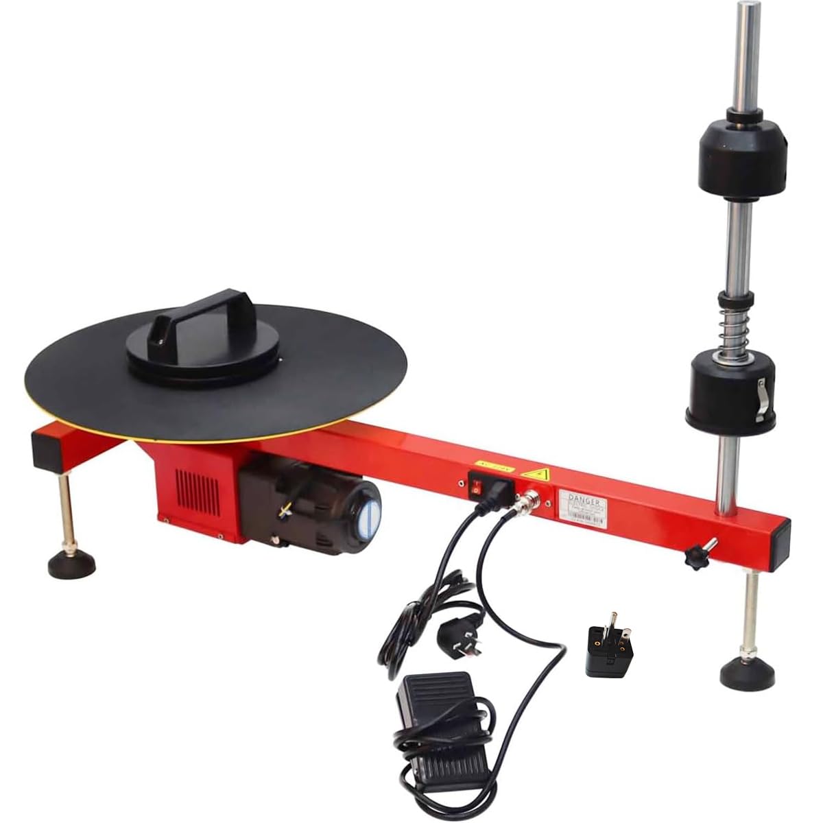 INTBUYING 220V Electric Stretch Film Wrapping Bench Semi-auto Table Stretch Film Dispenser Wrap Machine Wrap-Around Film baler for 27.5" (70cm)-Wide Film