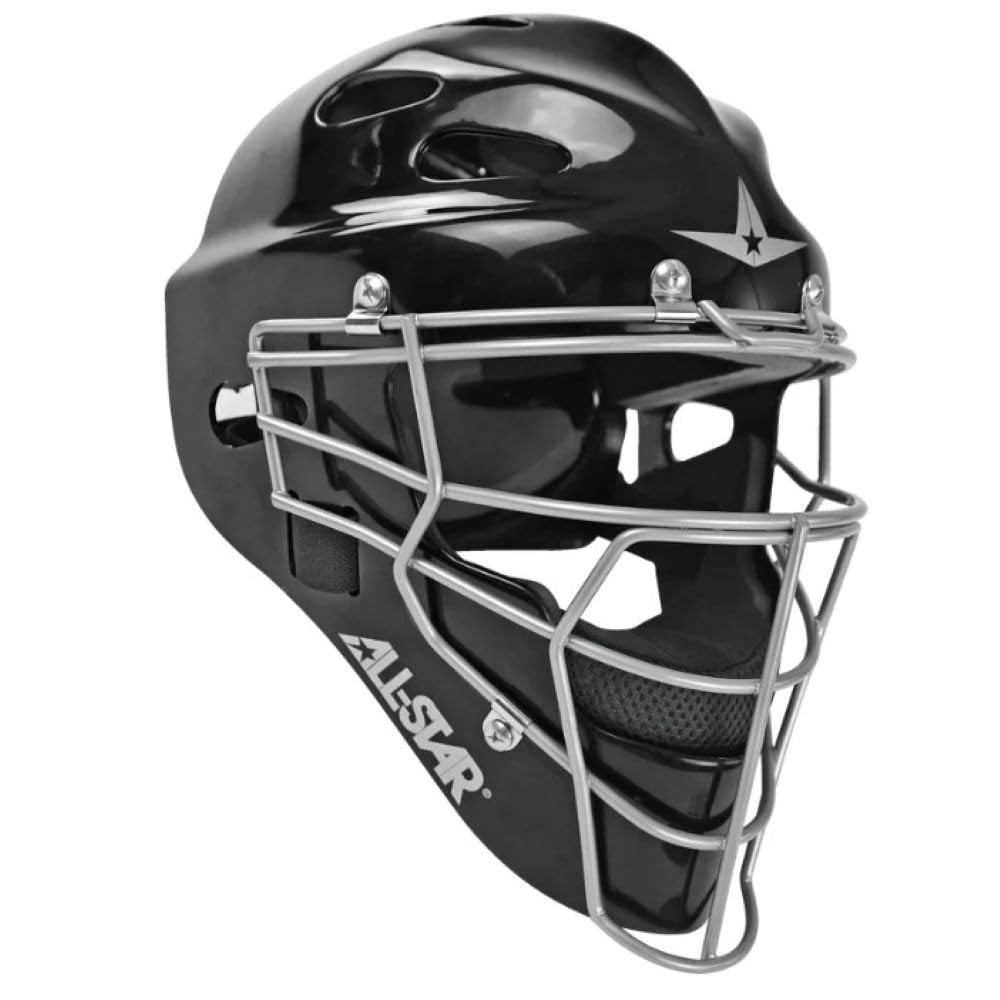 All-Star Top Star Series Baseball Catching Equipment Kit, Meets NOCSAE Standard - Ages 12 to 16, Black