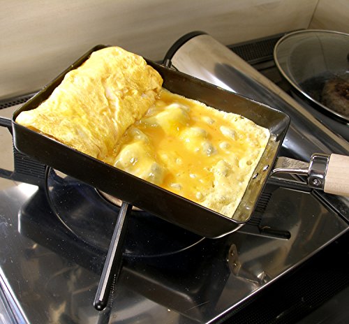 River Light Egg Pan, Iron Frying Pan, Extreme Japan, Large, Induction Compatible, Made in Japan
