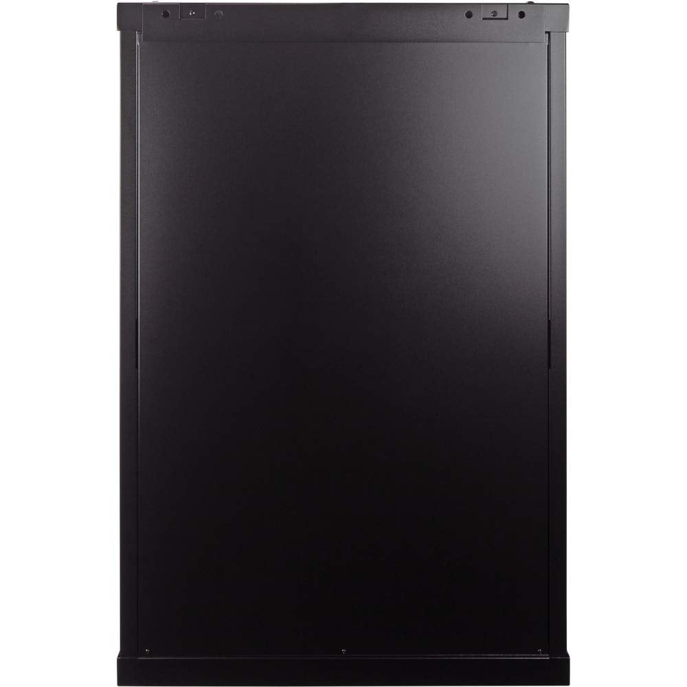 Navepoint 18U Deluxe IT Wallmount Cabinet Enclosure 19-Inch Server Network Rack with Locking Perforated Door 24-Inches Deep Black with/Shelves