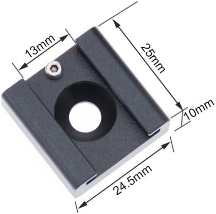 1/4''-20 0966 CAMVATE Cold Shoe Mount with Hole for Camera Flash Microphone Accessories