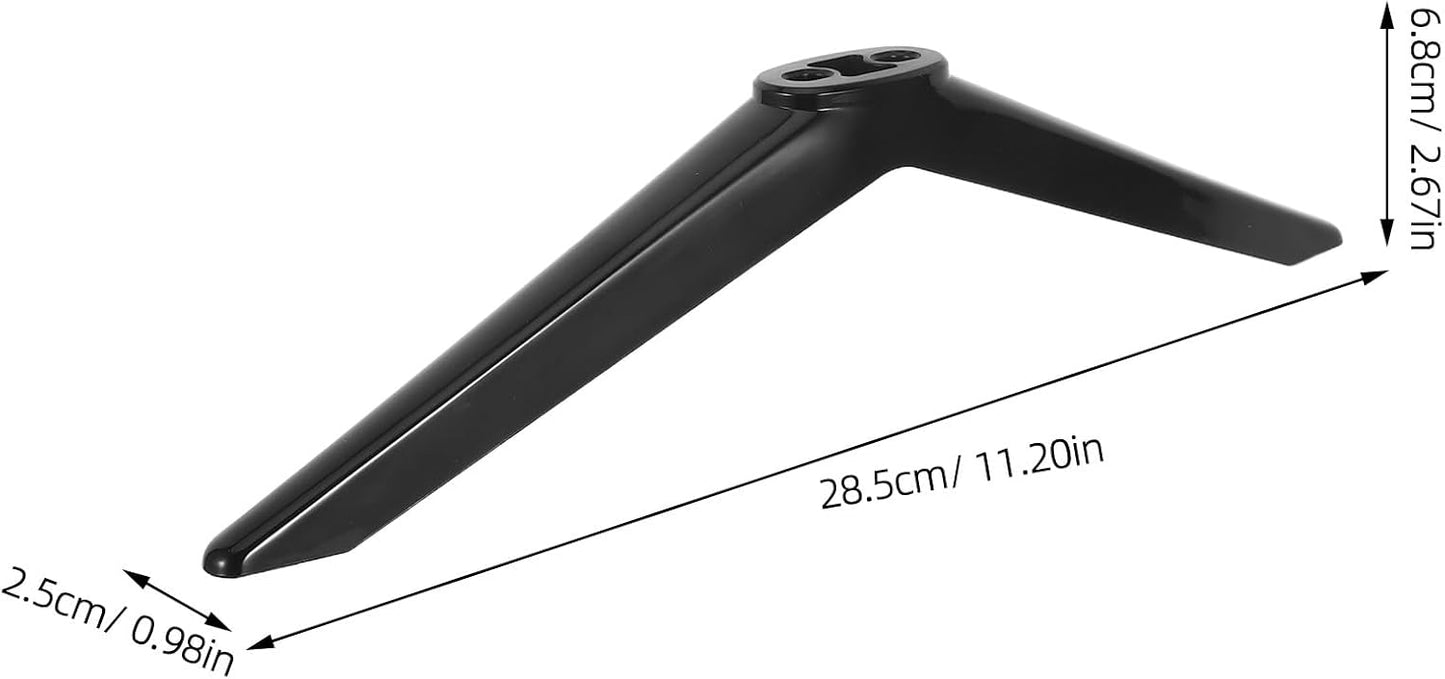 BESPORTBLE 1 Set 28-65 Inch TV Stand Legs: No Drill Smart TV Tabletop Base Support/Leg Stand Non-Slip Compatible