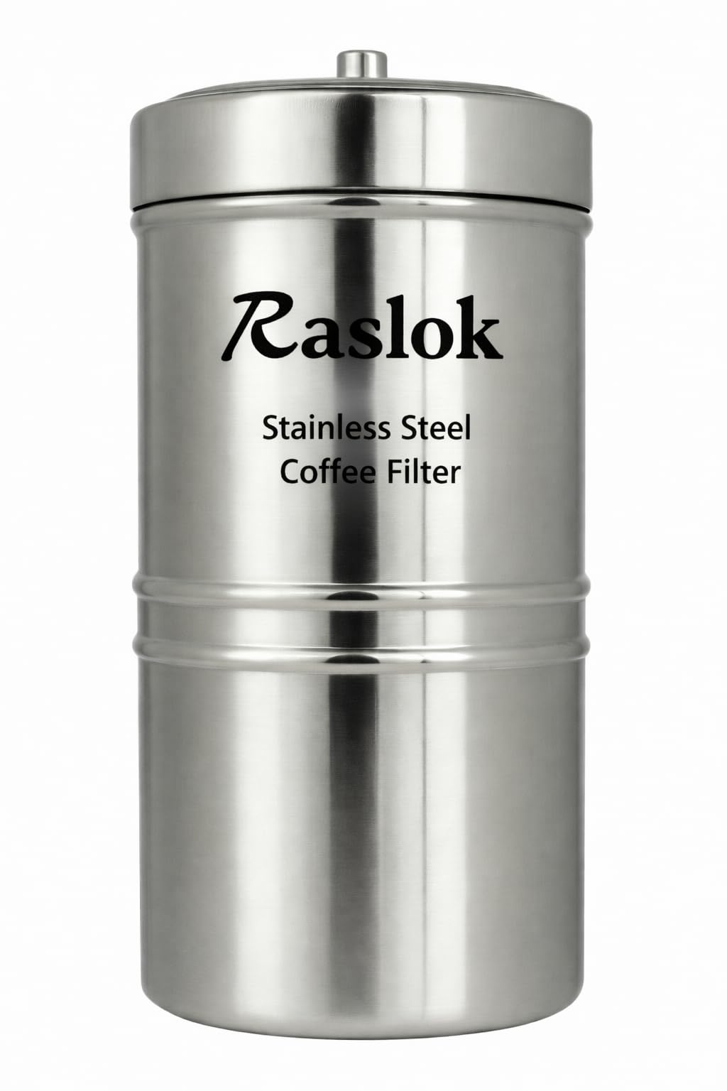 Raslok South Indian Coffee Maker | Convenient 5-6 Cup Coffee Maker | Decoction Maker Brewer Dripper,Stainless Steel Coffee Filter- 300ml
