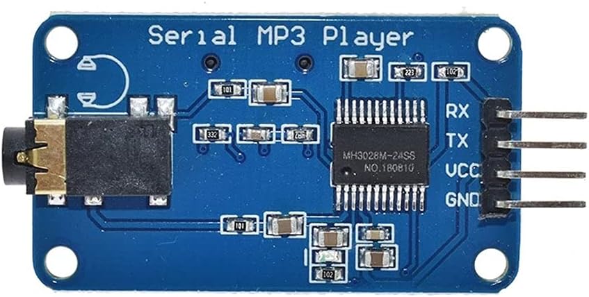 Rakstore YX5300 MP3 MP3 UART TTL Serial Control Module Music Player Module Support / WAV Micro SD/SDHC Card