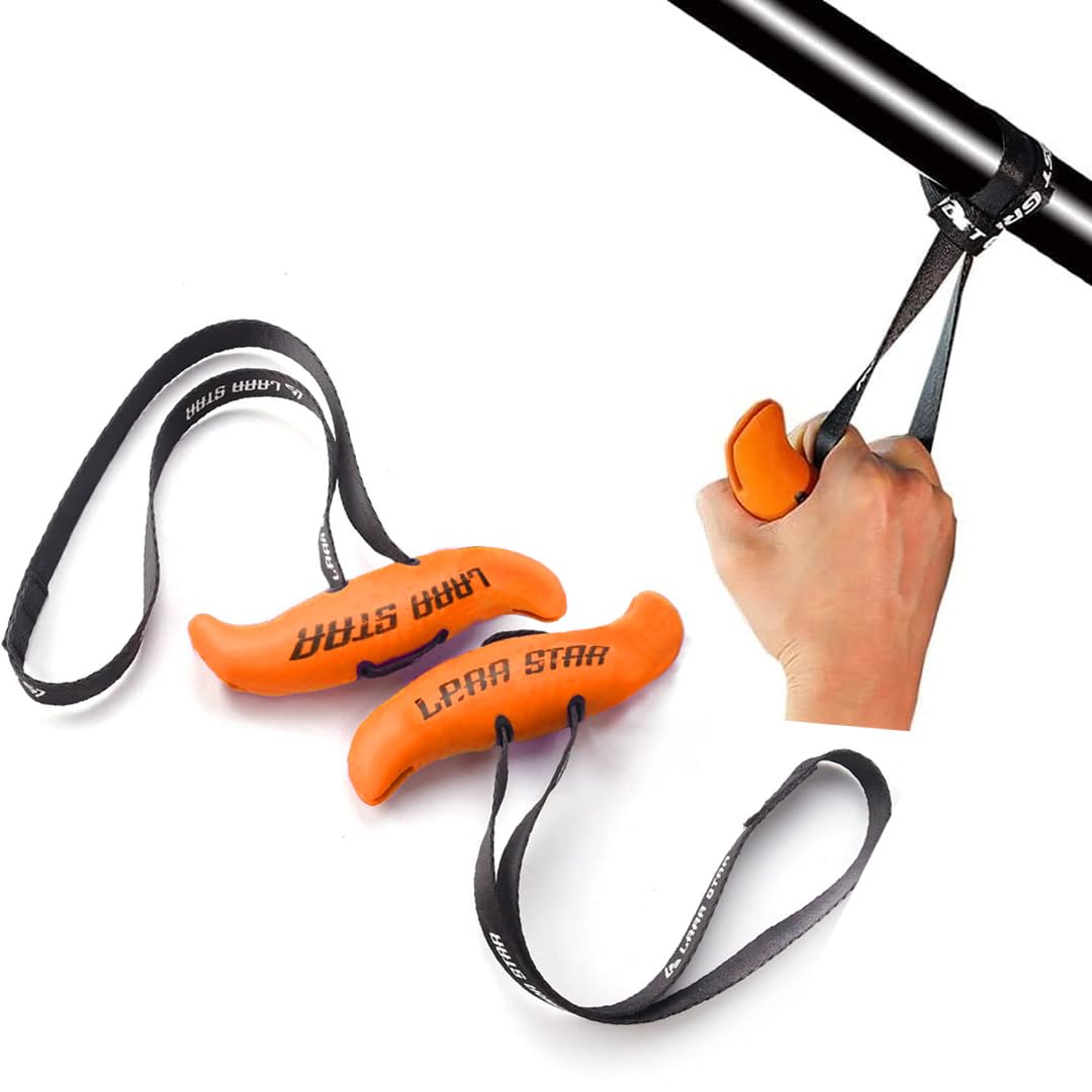 Lara Star Pull Up Handles Grips Fitness Strap Heavy Duty Cable Machine Handles Training Grip Strength Sling Trainer for Home Gym Pull-up Bars Barbells and Pulling Machines